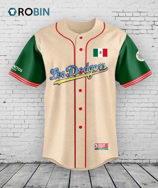 Los Angeles Dodgers x Mexican Heritage Night Tuesday, May 20 Baseball Jersey Shirt Style