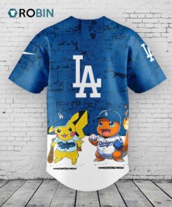 Los Angeles Dodgers x Pokémon GO Baseball Jersey Shirt Style Los Angeles Dodgers x Pokémon GO Baseball Jersey Shirt Style
