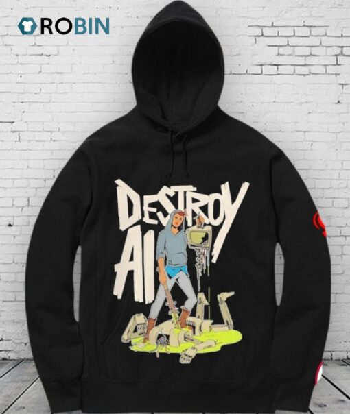 Luke Plunkett  Destroy Ai Robot Shirt