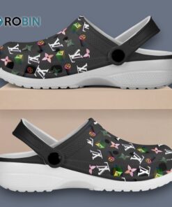 LV Print Artwork Classic Crocs