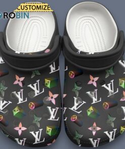 LV Print Artwork Classic Crocs