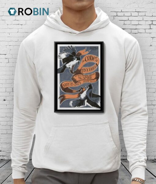 May 23 2025 The Codas The Spire, Kingston, On Concert Poster Shirt