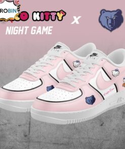 Memphis Grizzlies x Hello Kitty Night Game Custom Name Sneakers for Fans Memphis Grizzlies x Hello Kitty Night Game Custom Name Sneakers for Fans