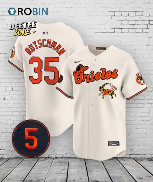 Men’s Baltimore Orioles Robinson Patch Vapor Premier Limited Baseball Jersey Shirt Style