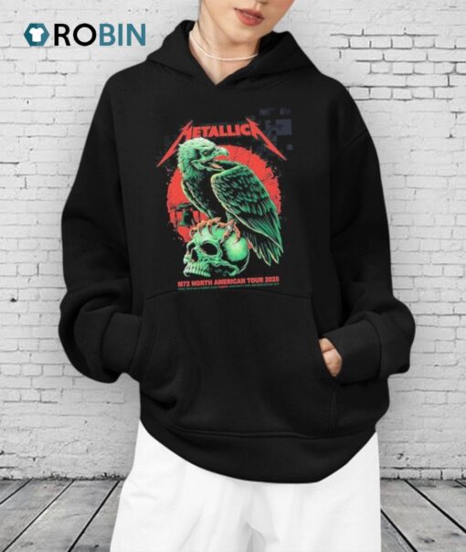 Metallica M72 Pop Up Shop At Lincoln Financial Field In Philadelphia Pennsylvania United States On May 23 And May 25 2025 M72 North American Tour Shirt
