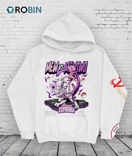 Mew Vs Mewtwo Pokemon Planet Euphoria Shirt