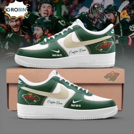 Minnesota Wild Custom Name For Fans Air Force Sneaker Shoes Limited Edition