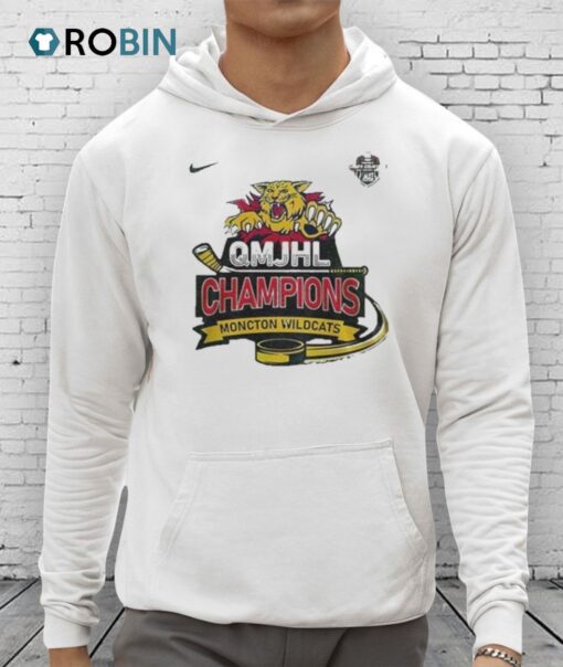 Moncton Wildcats Champions 2025 Qmjhl Champions Shirt