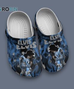 New Design Elvis Presley Music Clogs, Unique Gift For Elvis Fans