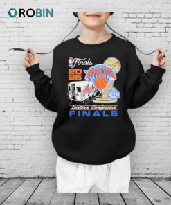New York Knicks 2025 Nba Eastern Conference Finals Train Trophy Shirt