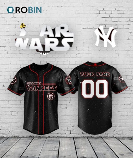 New York Yankees MLB x Star Wars Night Special Edition Baseball Jersey Shirt Style 2025