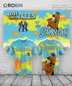 New York Yankees x Scooby Doo New 2025 Baseball Baseball Jersey Shirt Style