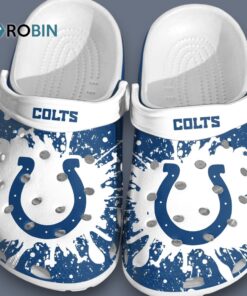 NFL Indianapolis Colts Football Clogs Crocband Shoes Comfortable Crocs For Men Women