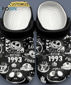 Nightmare Before Christmas Jack Skellington Black Clogs Shoes
