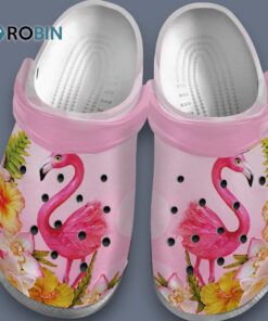 Non slip & Durable Flamingo Pink Color 3D Printed Crocs