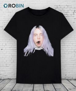 Official Billie Eilish Tarantula Mouth Shirt