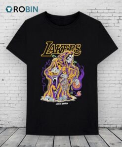 Official Los Angeles Lakers Flood Reaper City Of Angels Warren Lotas Skeleton Shirt Official Los Angeles Lakers Flood Reaper City Of Angels Warren Lotas Skeleton Shirt