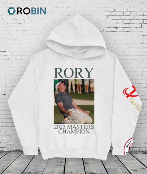 Official Rory Mcilroy Masters Golf Tournament Champion 2025 Shirt
