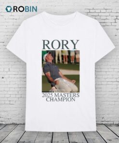 Official Rory Mcilroy Masters Golf Tournament Champion 2025 Shirt