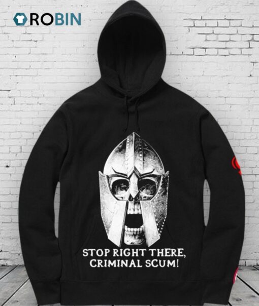 Official Stop Right There Criminal Scum Helmet Threat Llama Shirt