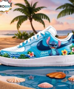 Ohana Stitch Air Force 1 Shoes