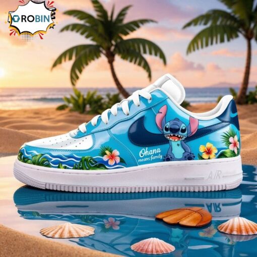 Ohana Stitch Air Force 1 Shoes