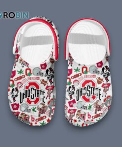 Ohio State NCAA Team Sport 3D Printed Crocs