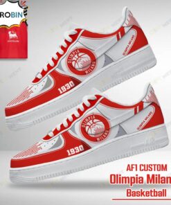 Olimpia Milano Air Force Sneaker Boots – Italian Basketball Edition