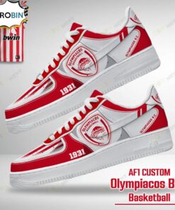 Olympiacos B.C. Air Force Sneaker Boots – Greek Basketball Powerhouse