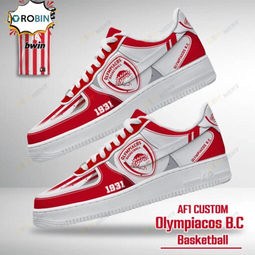 Olympiacos B.C. Air Force Sneaker Boots – Greek Basketball Powerhouse