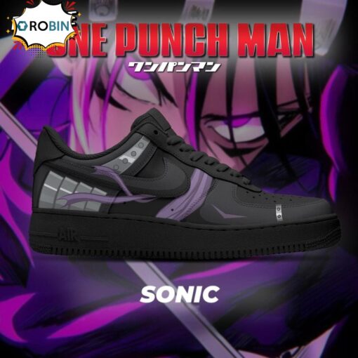 One Punch Man x Sonic Air Force 1 Sneaker