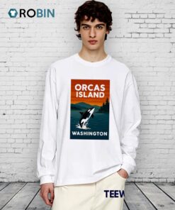 Orcas Island Washington Sunset Shirt