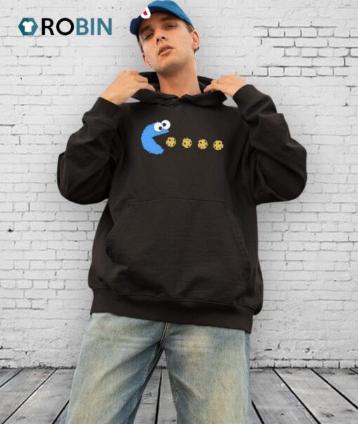Pac Man Cookie Monster Shirt