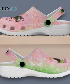 Personalized Wicked Movie Valentine Light Pink Classic Crocs
