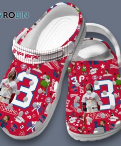 Philadelphia Phillies Bryce Harper Clogs Shoes