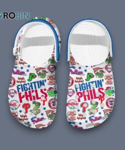 Philadelphia Phillies MLB Baseball Team Sport 3D Printed Crocs