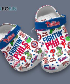 Philadelphia Phillies MLB Baseball Team Sport 3D Printed Crocs