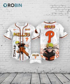 Philadelphia Phillies MLB x Naruto Baseball Jersey Shirt Style Editions Limited