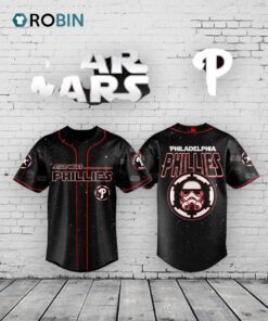 Philadelphia Phillies MLB x Star Wars Night Special Edition Baseball Jersey Shirt Style 2025