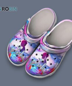 Pink Singer Music Summer Carnival Galaxy Background Classic Crocs
