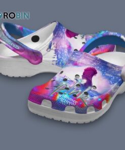 Pink Singer Music Summer Carnival Galaxy Background Classic Crocs