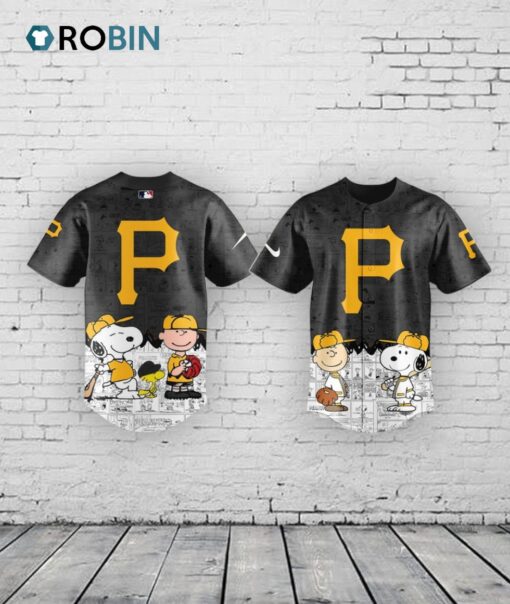Pittsburgh Pirates MLB x The 75th Anniversary Of Peanuts Limited Edition Baseball Jersey Shirt Style 2025