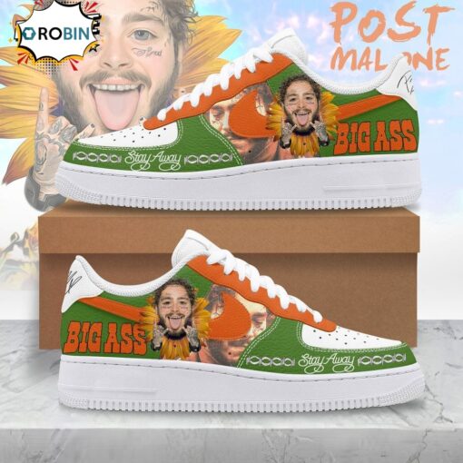 Post Malone Big Ass Tour Stay Away Air Force 1 Sneaker