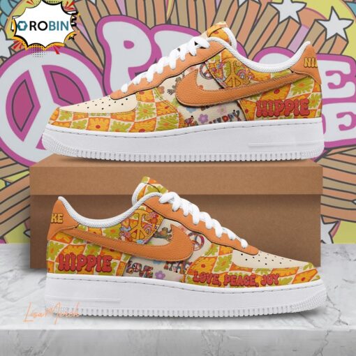 Premium Edition Hippie love peace joy Air Force Sneaker Shoes
