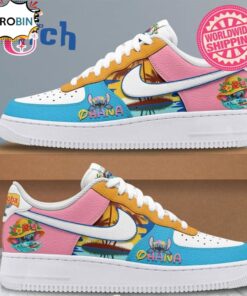 Premium Edition Stitch Ohana Air Force Sneaker Shoes