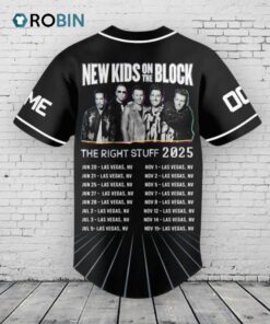 Premium New Kids on the Block Custom Baseball Jersey Shirt Style
