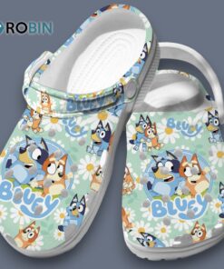 Pretty Daisy Green Bluey Cartoon 3D Printed Crocs Pretty Daisy Green Bluey Cartoon 3D Printed Crocs