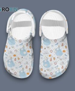 Pretty White Sandals Cinderella Princess Cartoon Classic Crocs