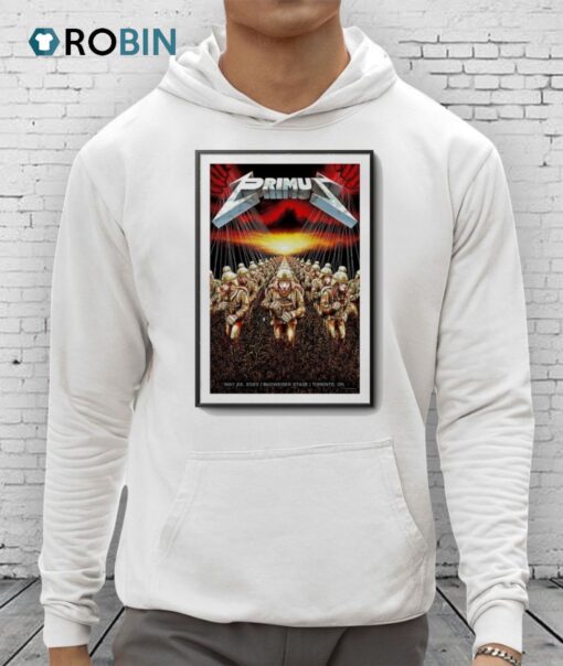 Primus At Budweiser Stage On May 22, 2025 Show Poster Shirt