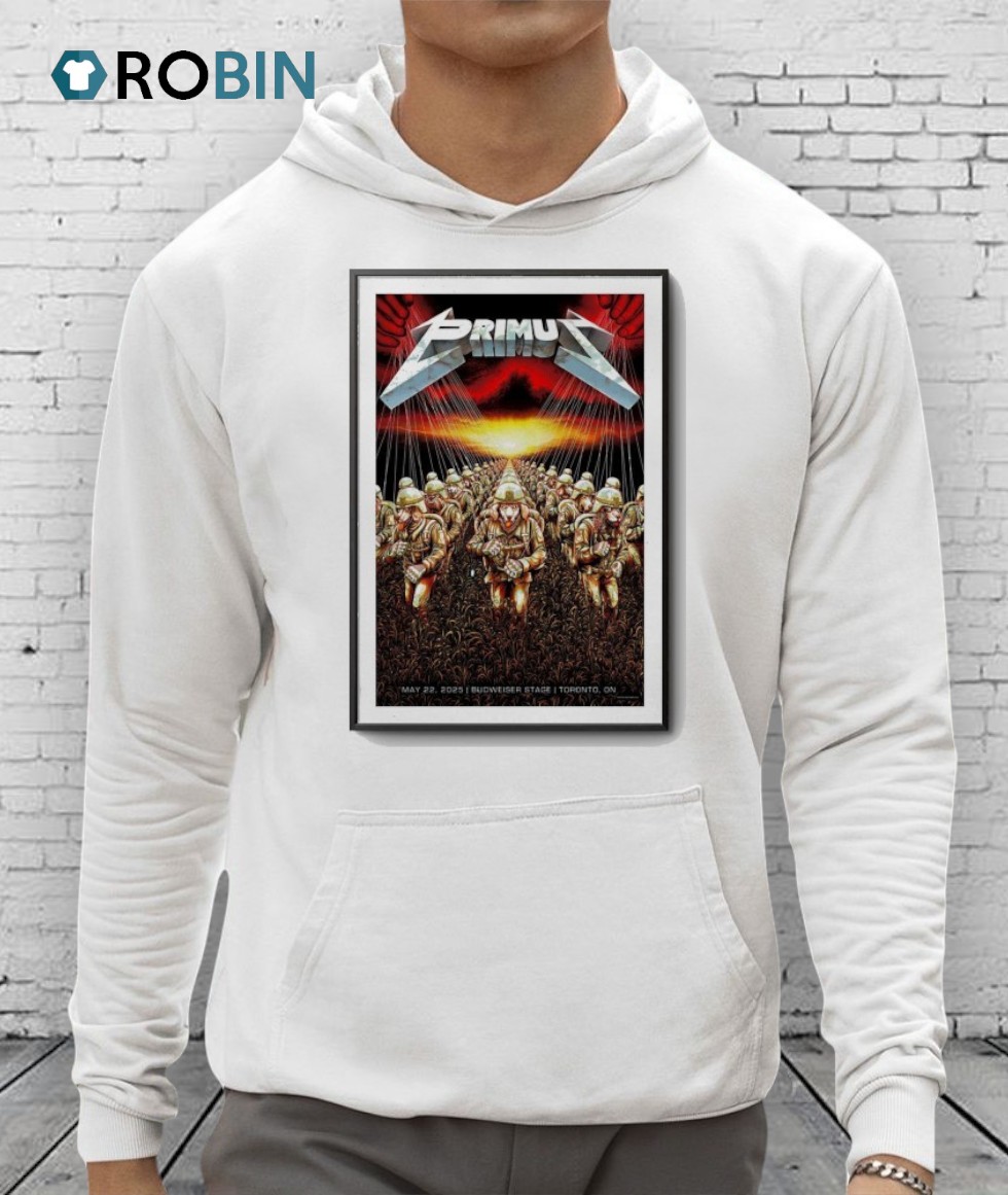 Primus May 22, 2025 Budweiser Stage Toronto, On Poster Shirt Primus May 22, 2025 Budweiser Stage Toronto, On Poster Shirt